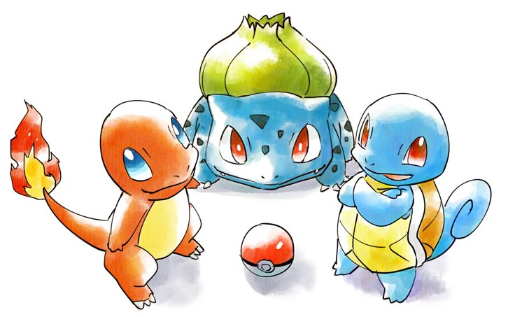 Charmander, Bulbasaur e Squirtle: la prima scelta