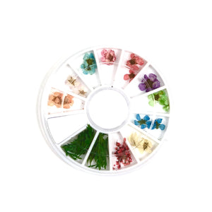 Dried-Pressed Flowers Wheel