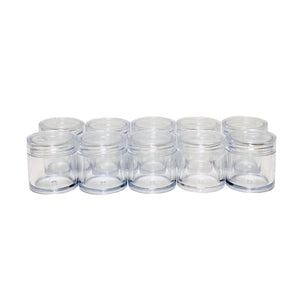 10pk of 10g Plastic Containers